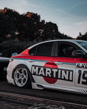 Alfa Romeo Giulia Quadrifoglio GTAm Conversion Kit by PariS'5 GaraGe - Complete Kit - FRP/ Carbon Fiber Combo